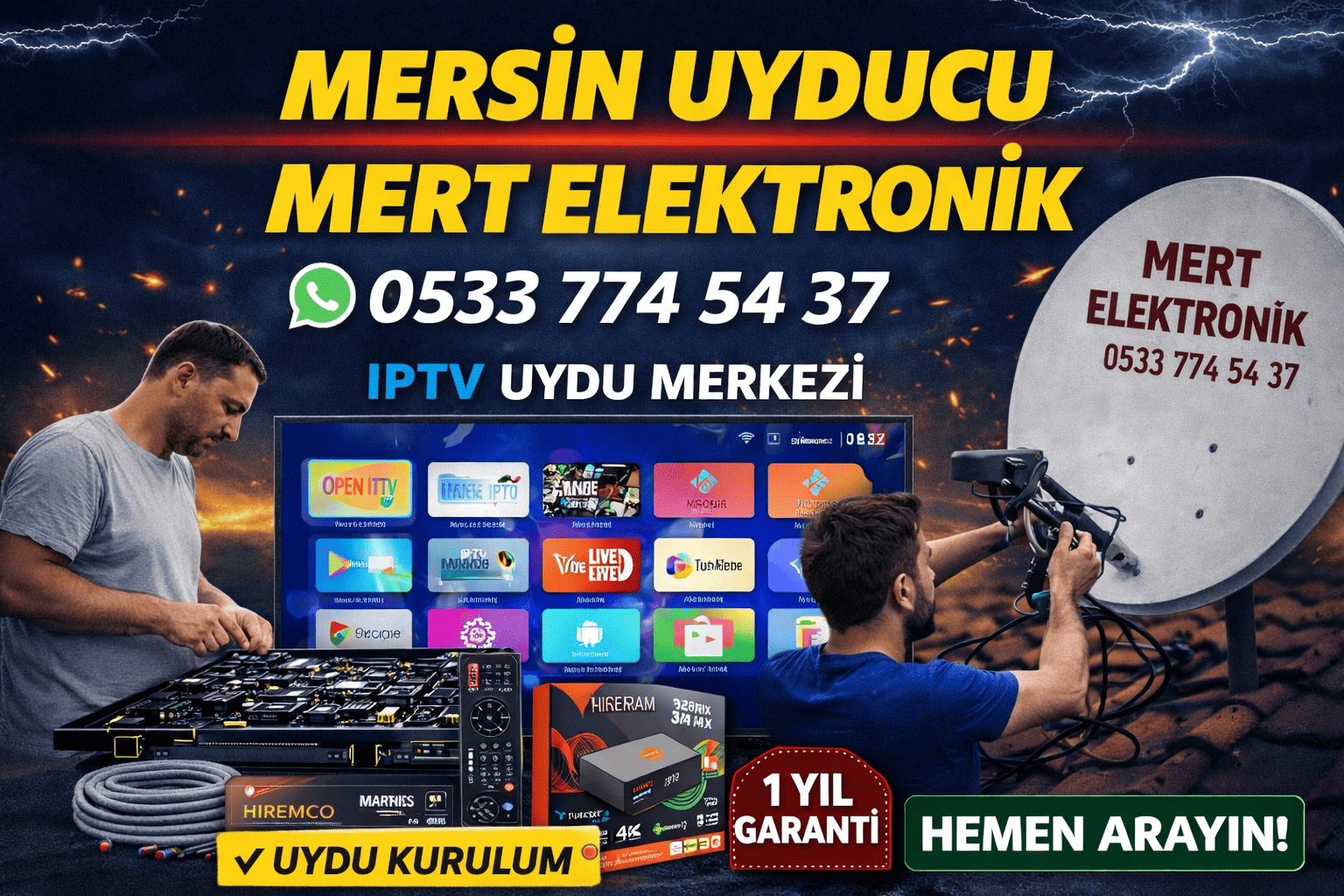 Mersin Uydu Servisi ile Tüm Teknik İhtiyaçlarınız Tek Noktada